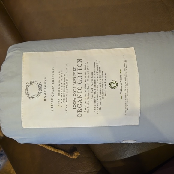 Homebound Bedding Organic Cotton Queen Sheet Set Poshmark